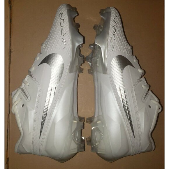 NIKE VAPOR EDGE ELITE 360 2 CLEATS WHITE FOOTBALL LACROSSE MEN\'S SIZES NWOB main image 4